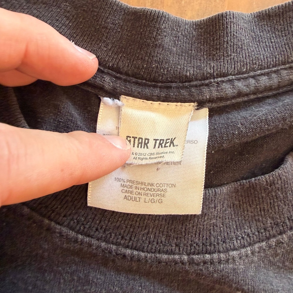 Star Trek Join The Federation Enlist Now Graphic Shirt Black Mens Size Large - Picture 4 of 5